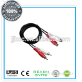 3.5 mm Antenna cable RG59 A/V Cable 3RCA M-M 3M CCTV&CATV System